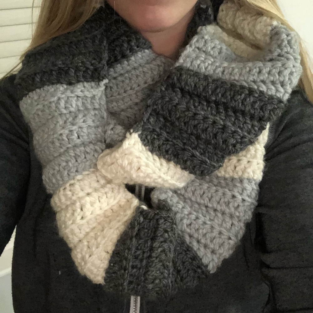 Custom made infinity scarves